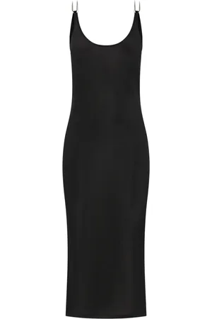 DION LEE Vestido midi con espalda abierta