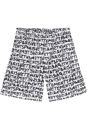 Vetements Bermudas con logo estampado