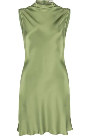 LAPOINTE Vestido corto sin mangas