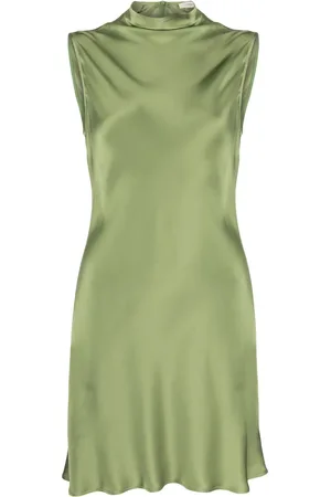 LAPOINTE Vestido corto sin mangas