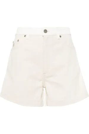 Stella McCartney Shorts de mezclilla con diseño dos tonos