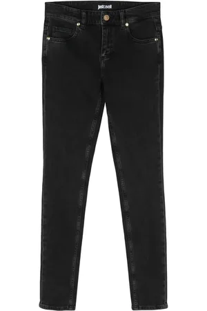 Roberto Cavalli Skinny jeans con detalle de flecos