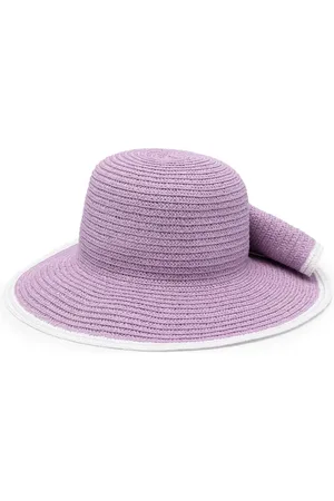 MONNALISA Sombrero de verano con aplique floral