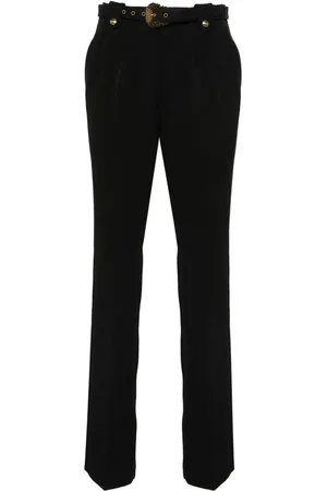 VERSACE Pantalones tapered con cinturón