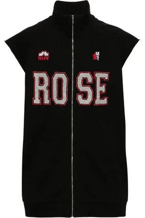 MARTINE ROSE Chaleco con logo bordado
