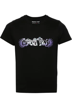 MARTINE ROSE Playera con logo estampado