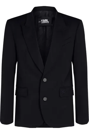Karl Lagerfeld Blazer con solapa de pico y botones