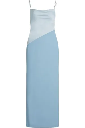 Karl Lagerfeld Vestido midi con cuello desbocado