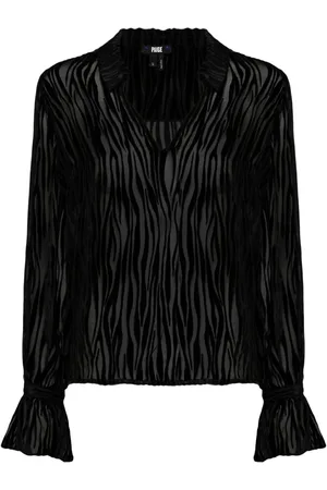 Paige Blusa Benet con estampado de cebra