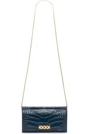 Victoria Beckham Cartera con efecto de piel de cocodrilo