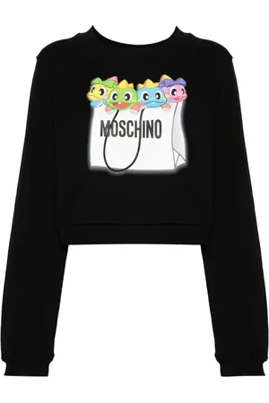 Moschino Sudadera con estampado de bolsa dragón