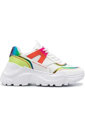 VERSACE Tenis con paneles efecto degradado