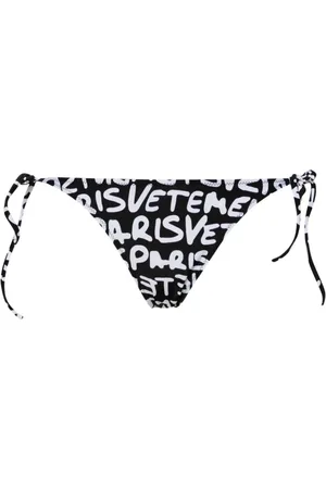 Vetements Bikini bottom con logo estampado