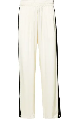 BLUE SKY INN Pantalones rectos con detalle de rayas