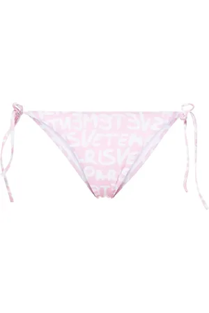 Vetements Bikini bottom con logo estampado
