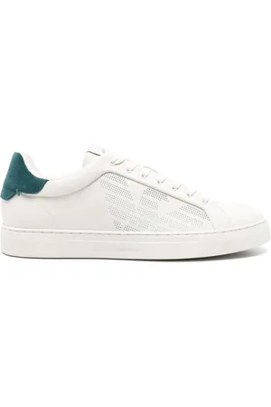 Emporio Armani Tenis con logo en relieve