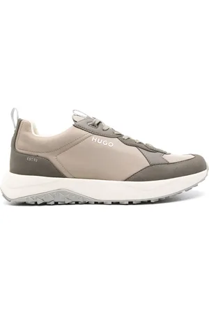 HUGO BOSS Tenis con diseño de dos tonos y paneles