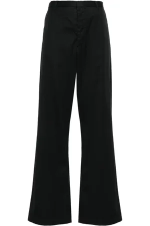 R13 Pantalones anchos con tiro alto