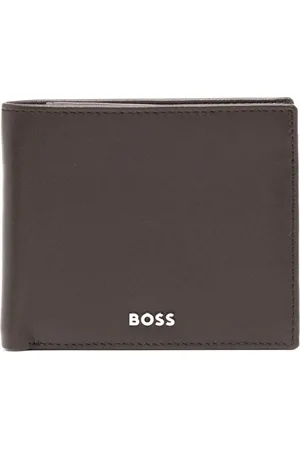 HUGO BOSS Cartera con placa del logo