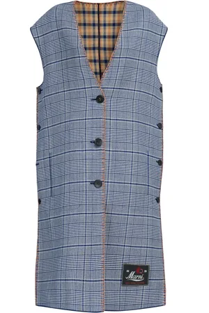 Marni Abrigo reversible con motivo de cuadros