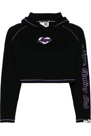 A Bathing Ape Hoodie con logo de corazón bordado