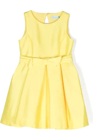 Abel & Lula Vestido con pliegues y detalle de moño