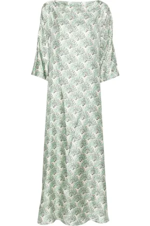 La DoubleJ Vestido largo con estampado Muumuu Fans