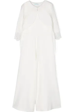 Abel & Lula Set de jumpsuit con aplique floral