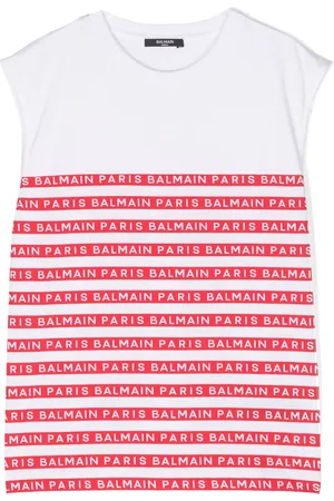 Balmain Playera con logo estampado