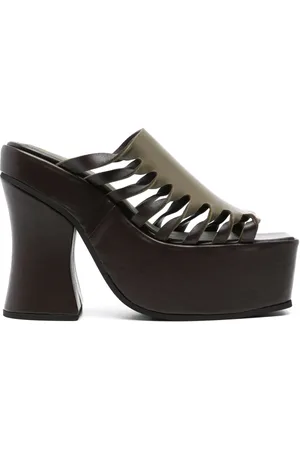 ECKHAUS LATTA Mules con detalle retocido y tacón de 135mm
