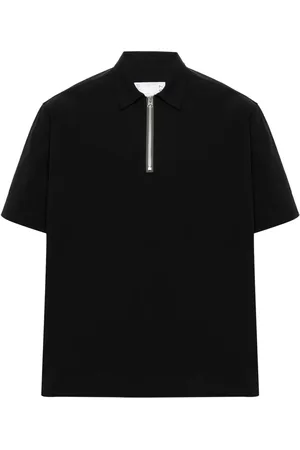 SACAI Playera tipo polo con cierre