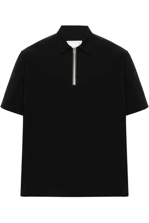 SACAI Playera tipo polo con cierre