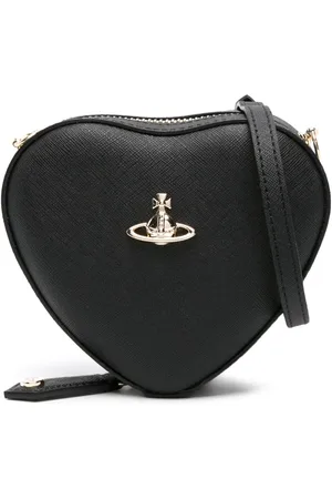Vivienne Westwood Bolsa crossbody Louise Heart con placa Orb