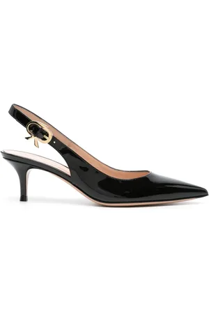 Gianvito Rossi Zapatillas Ribbon Sling con tacón de 50mm
