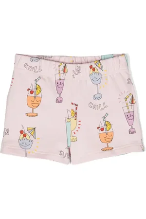 Stella McCartney Bermudas con estampado gráfico