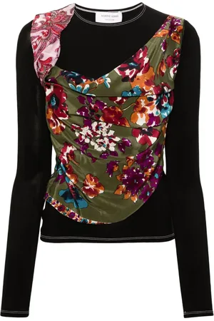 Marine Serre Playera Regenerated Scarves