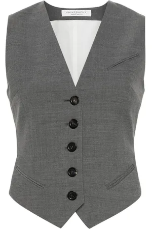 Serafini Chaleco con detalle de pinzas