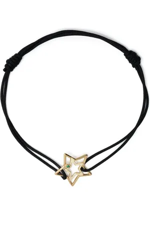 Aliita Pulsera Estrella en oro amarillo de 9kt con esmeralda