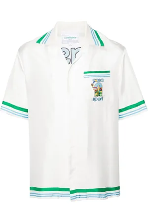 Casablanca Camisa de seda Casa Sport