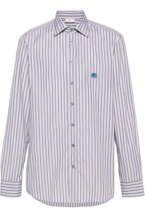 Etro Camisa con rayas estampadas