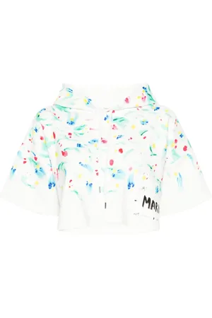 Marni Hoodie con estampado floral