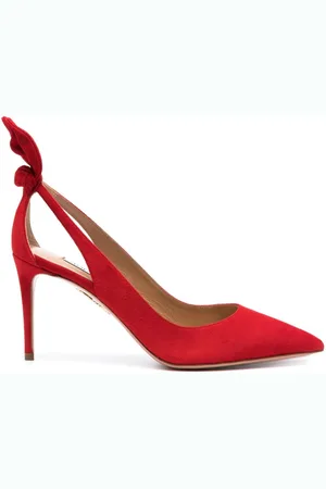 Aquazzura Zapatillas Bow Tie con tacón de 85mm