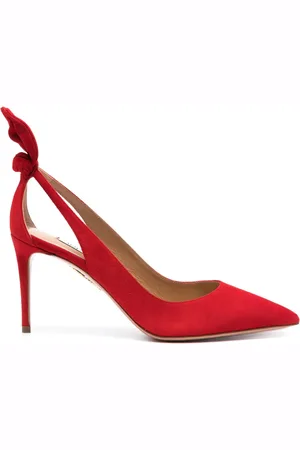Aquazzura Zapatillas Bow Tie con tacón de 85mm