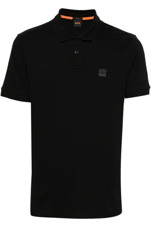 HUGO BOSS Playera tipo polo de piqué con parche del logo