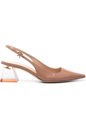 Gianvito Rossi Zapatillas con tira trasera y tacón de 50mm