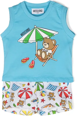 Moschino Set de shorts con ilustración estampada