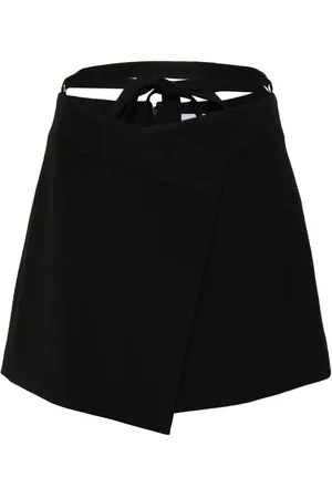 Patou Falda corta con diseño cruzado