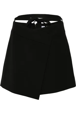 Patou Falda corta con diseño cruzado
