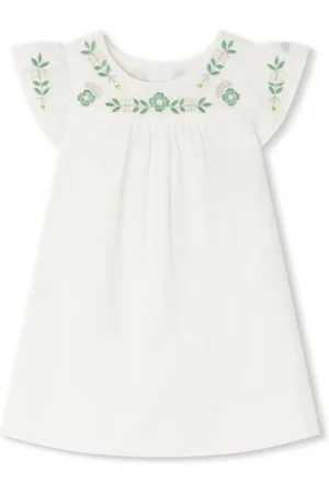 BONPOINT Vestido sin mangas Laurie con bordado floral