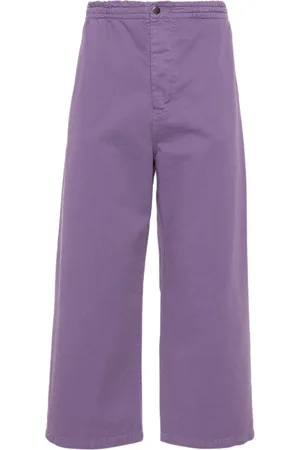 SOCIÉTÉ ANONYME Pantalones rectos con logo bordado